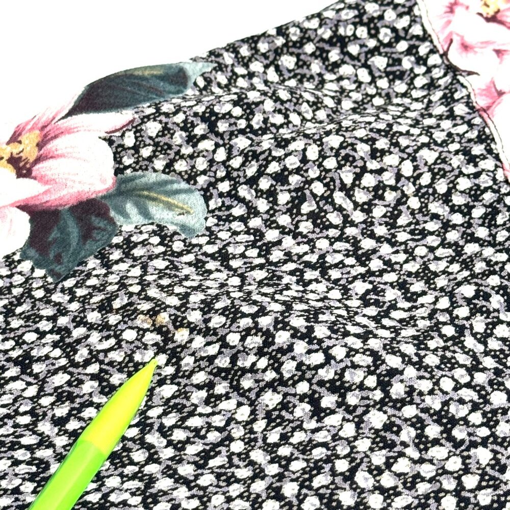 Vtg 90s Starina Bias Cut Maxi Dress Floral Grunge Roses Whimsigoth Charmed Goth - Picture 14 of 14